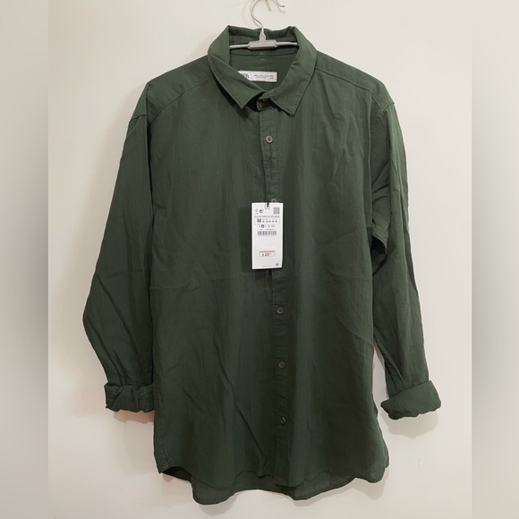 Zara Other - Zara Man creased see through shirt